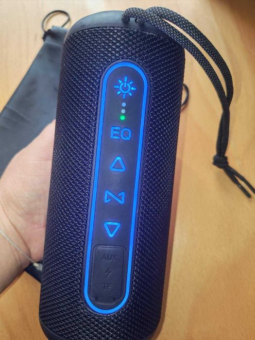 Мощна Преносима Bluetooth Тонколона 30W с RGB Светлини и Супер Бас (НОВА)