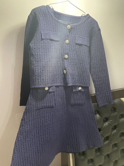 двойка, сарафан/кардиган,