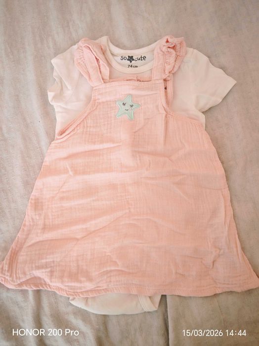 Бебешки летни дрехи за момиче 68/74