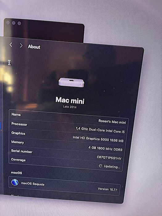 Aplle Mac mini late 2014