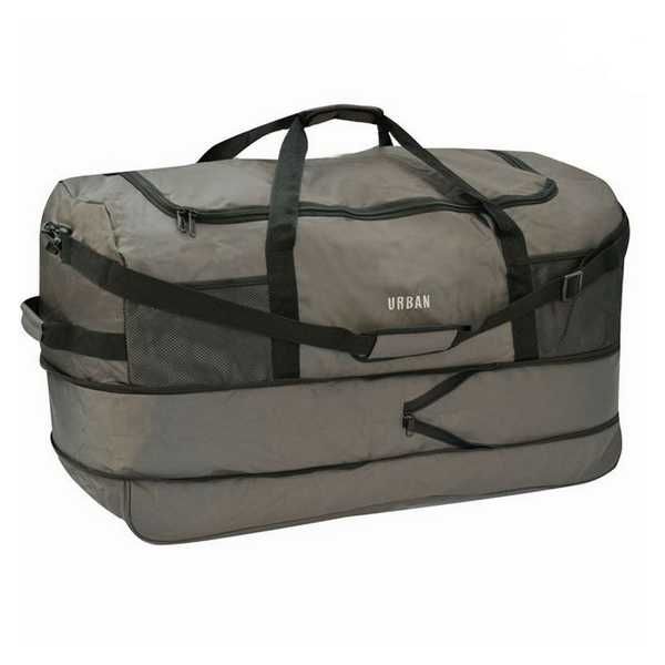 Сгъваем сак - куфар с колелца, 102л., Зелен