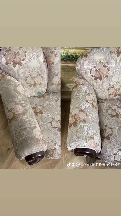 Удаление пятен  химчистка мебели