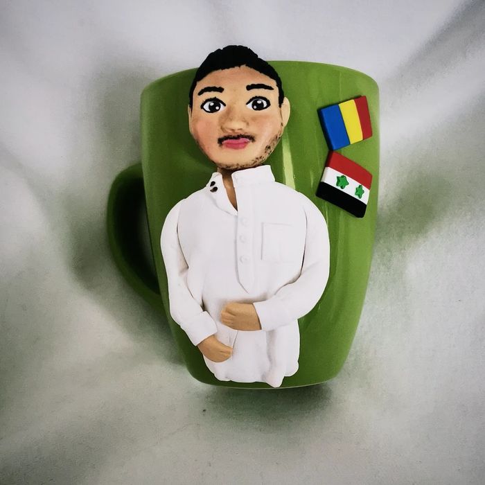 Căni personalizate figurine modelate din lut polimeric (fimo)