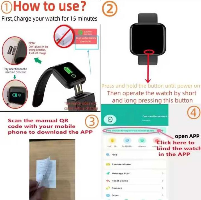 Смарт часовник Fit pro Y68