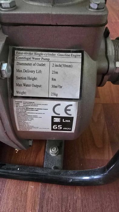 Motopompa pe benzina Alexa PA30CX - Model LT30CX-168F