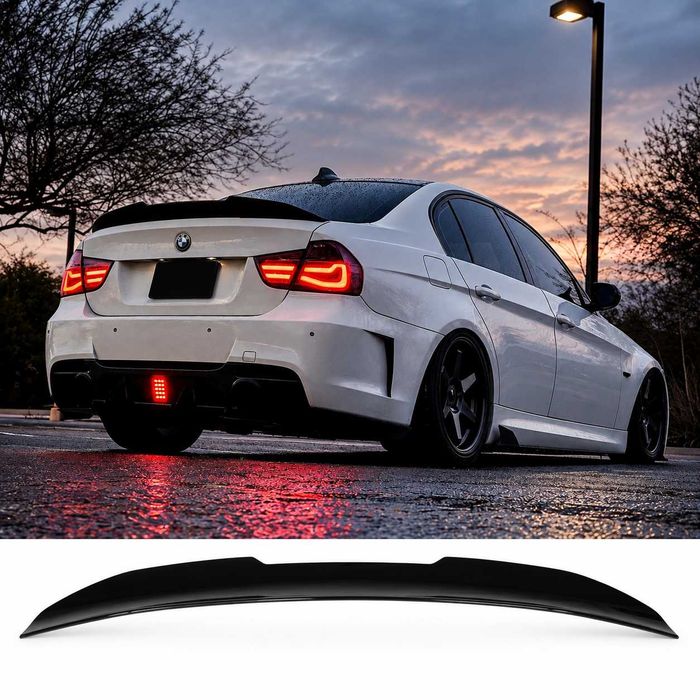 ПСМ PSM Спойлер за BMW E90 БМВ Е90 Черен пиано Лак! На склад!