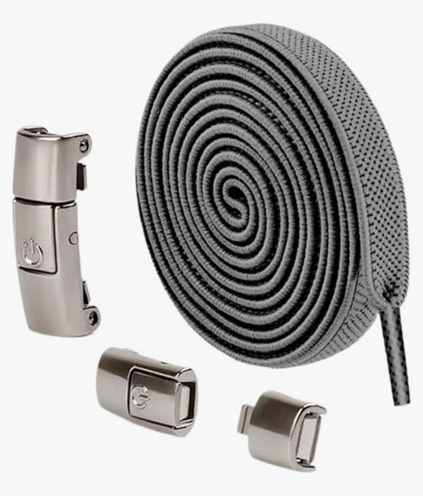 Еластични Сиви Връзки за Обувки