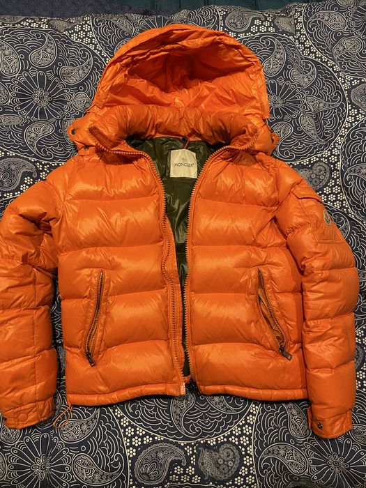 Geaca Moncler Maya Portocalie