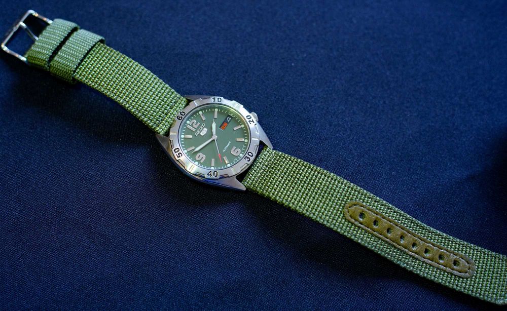 SEIKO 5 ceas barbati militar Automatic - Original