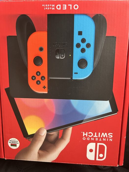 Nintendo Switch Oled+SD card 256 GB+калъф