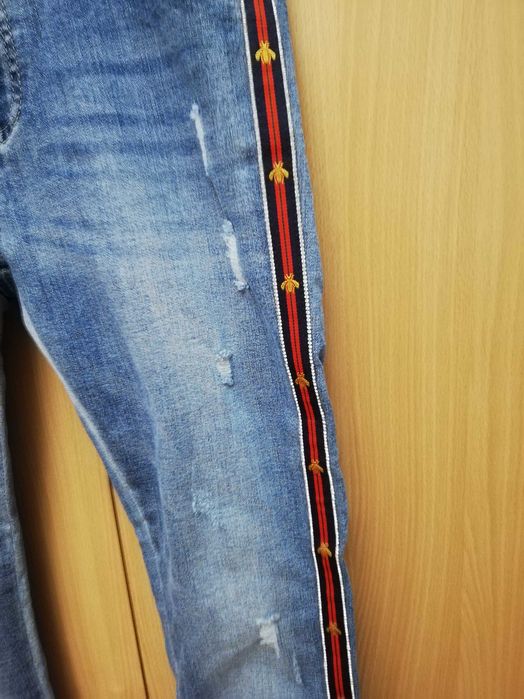 Дънки с камъчета Armani Нови!