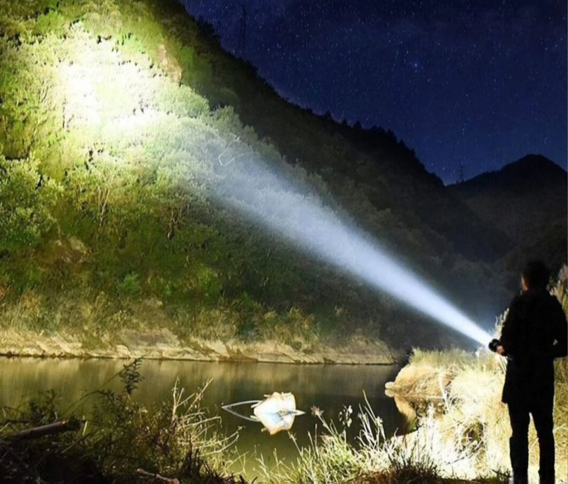 Супермощный фонарь - прожектор