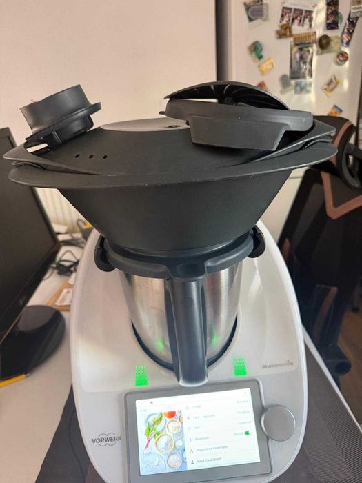 Thermomix TM6 Vorwerk – Stare impecabilă + Blat lemn original (Predare personală Cluj)