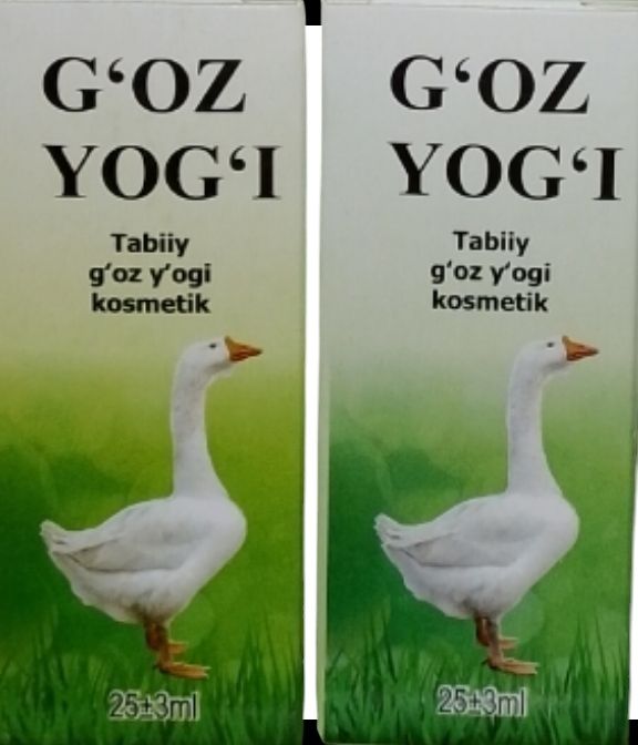 Gʻoz yogʻi Tabiiy g'oz y'ogi kosmetik