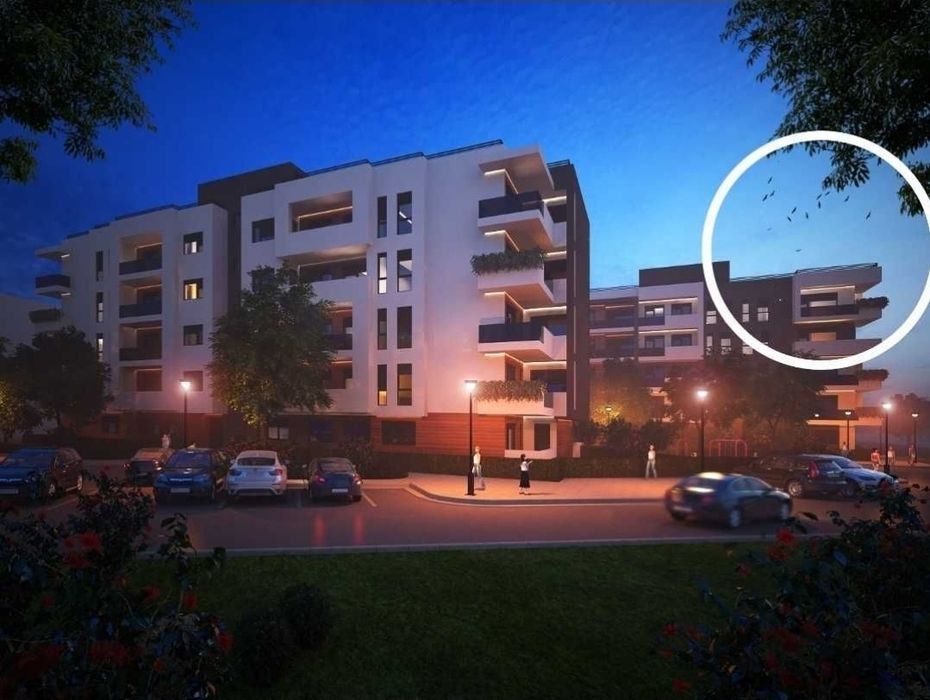 Apartament luminos 3 camere + terasă 60 mp, West Residence