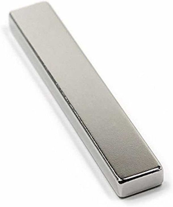 Неодимов магнит 50x10x5mm N52 правоъгълен тънък | moqtmagazin.com