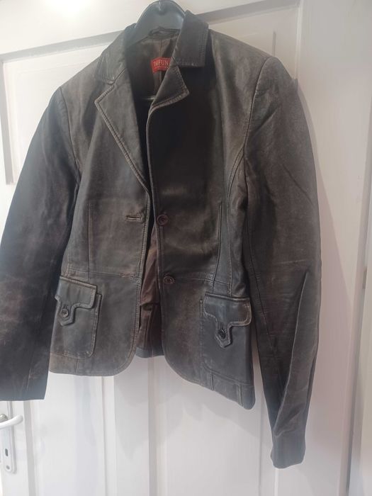 Яке от естествена кожа