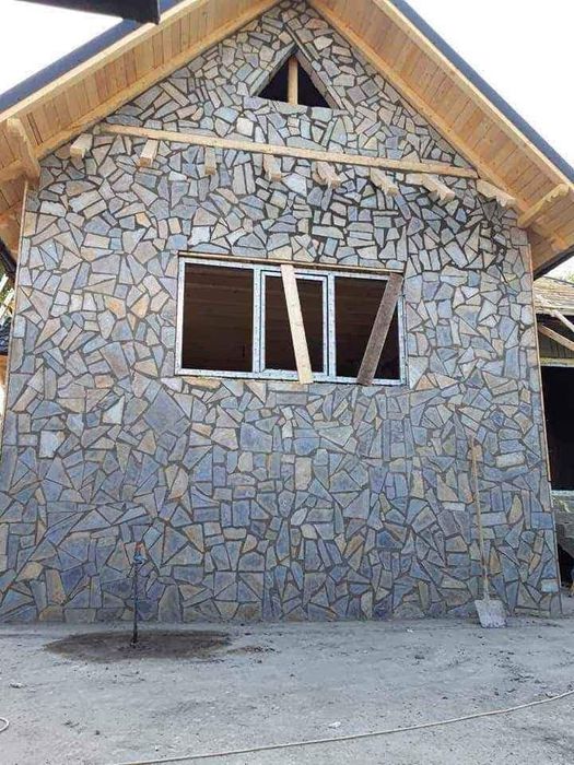 Piatra naturala de munte 100%.Lucrez în toată Țara