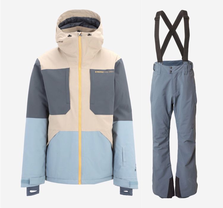 Protest Ski/Snowboard ОРИГИНАЛЕН мъжки ски екип яке и панталон - L
