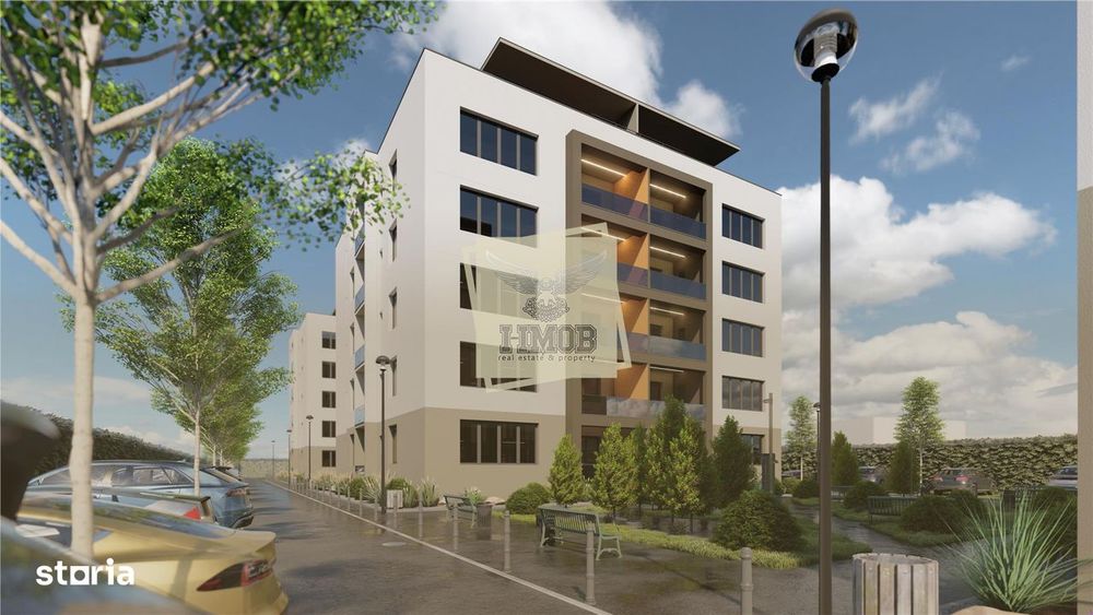 Studio 34 mp cu bucatarie separata balcon 4 mp si  Sibiu