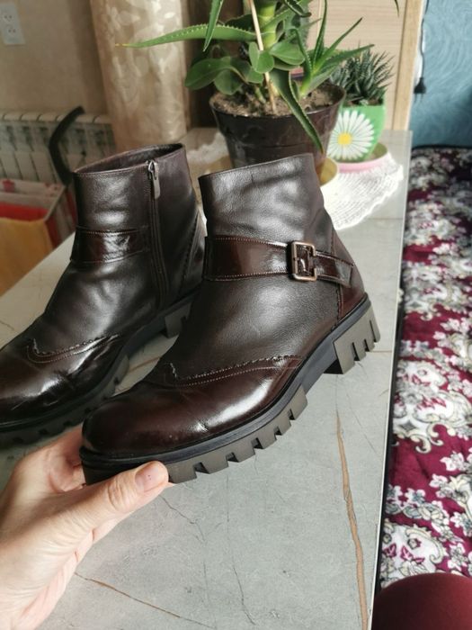 Женские теплые полусапожки на меху