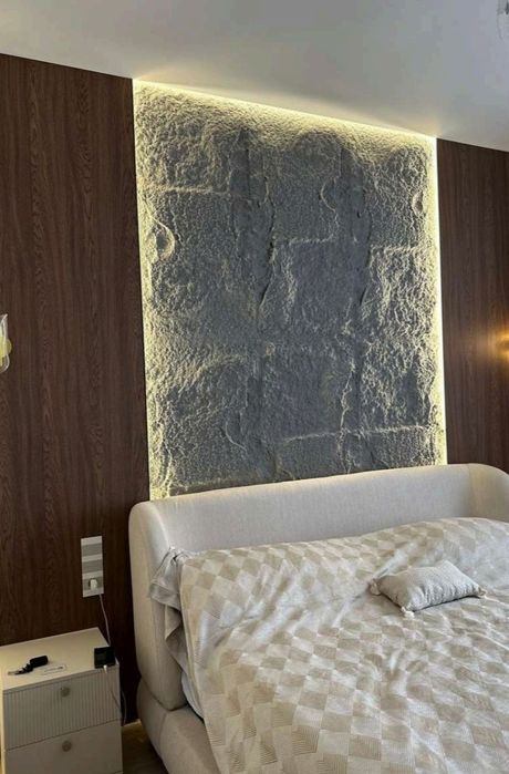 Установка бамбуковых панелей