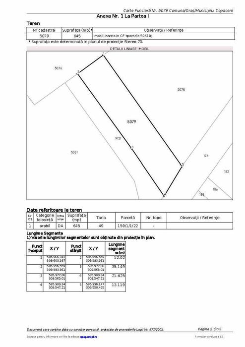 Teren intravilan de vânzare Copăceni, Ilfov – ideal investiție / activități industriale