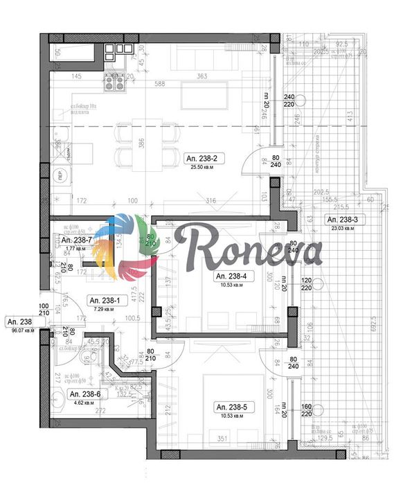 Продава се Тристаен апартамент в Варна, Възраждане 1 - 116 кв.м за 751 €/кв.м - Снимка #3