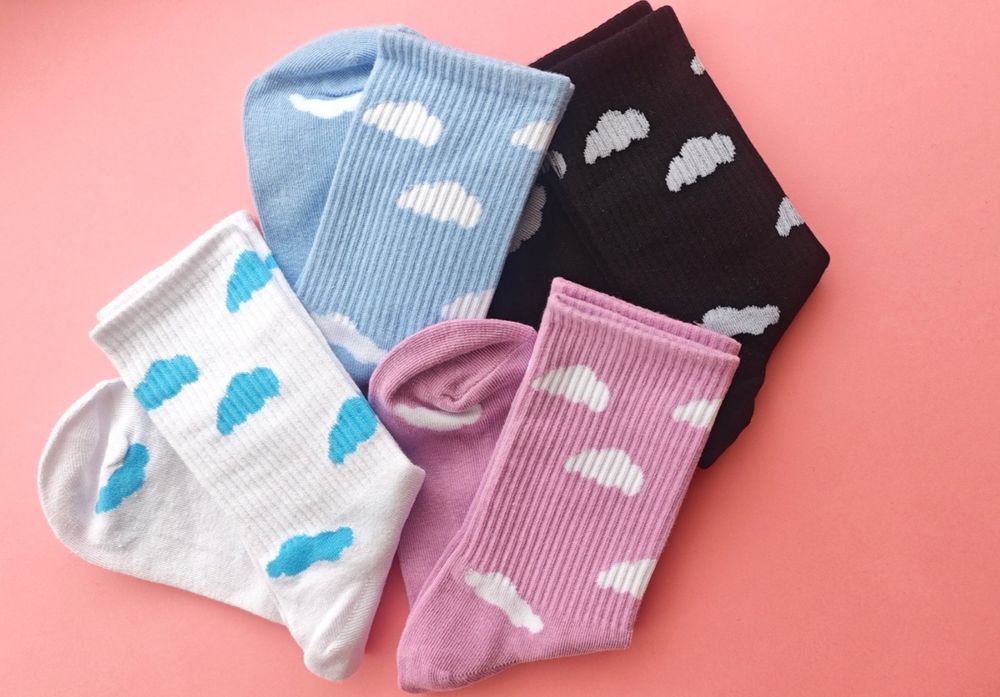 Шарени забавни чорапи