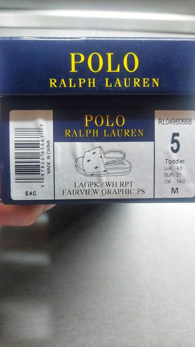 Оригинални детски чехли Ralph Lauren