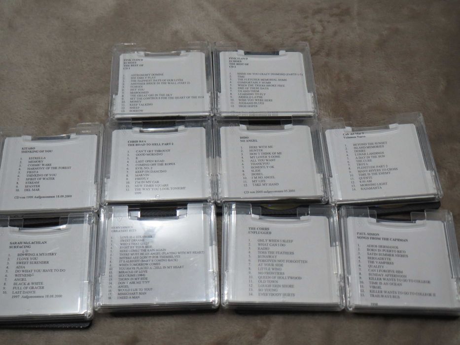 minidisc , minidiscuri  , TDK MD RXG de 74 min inregistrate cu discografie
