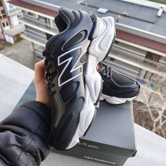 New Balance 9060 Black and White 42