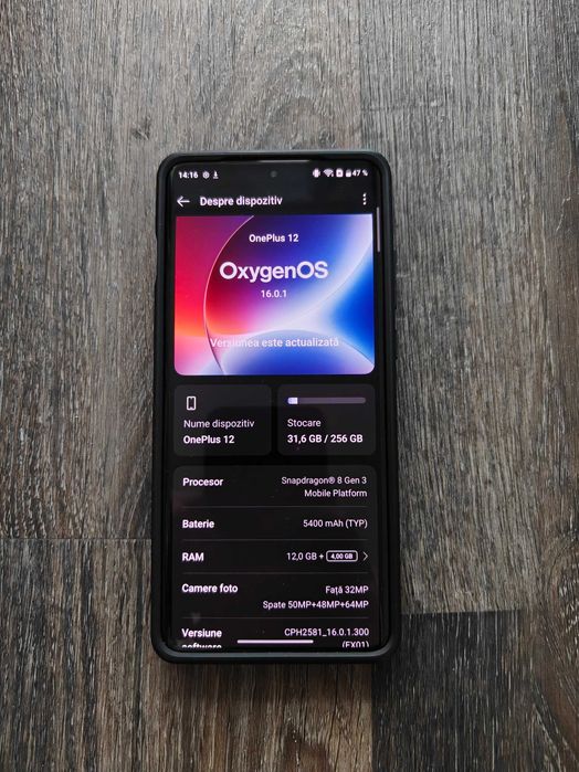 OnePlus 12 oxygen os