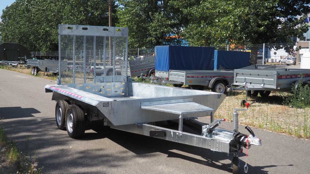 Remorca transport UTILAJE,3500kg,2920 x 1520,Fabricata in RO