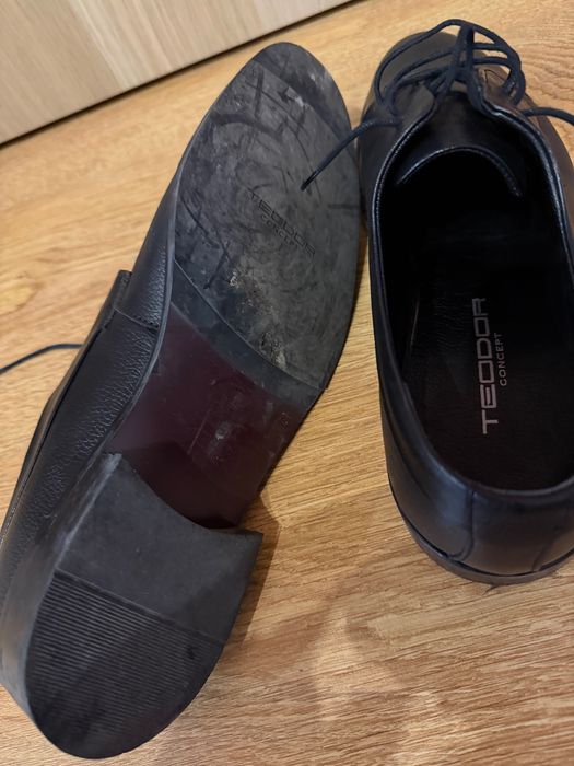 Мъжки черни официални обувки Teodor, размер 41
