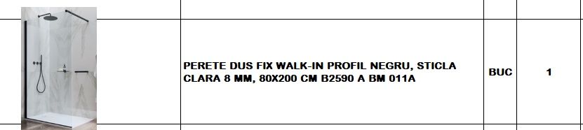 Perete dus cu usa culisanta INDA 140 cm, negru mat
