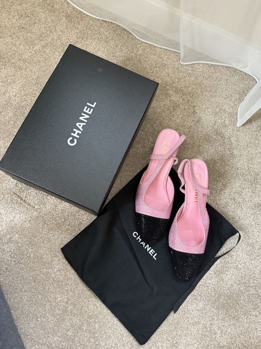Sling shoes Ch*nel