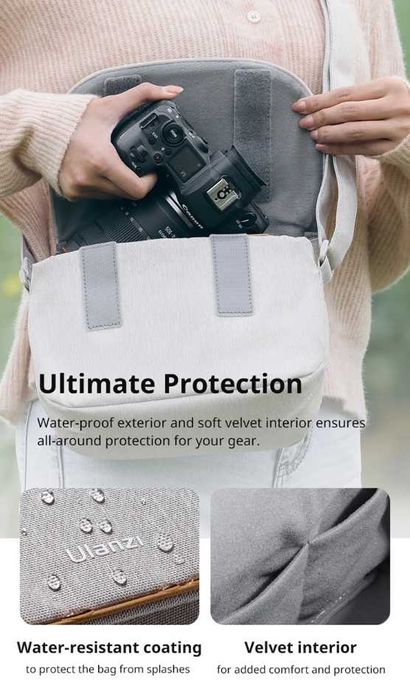 Дамска чанта Ulanzi за фотоапарат , обектив , батерии /3L/Canon , Sony