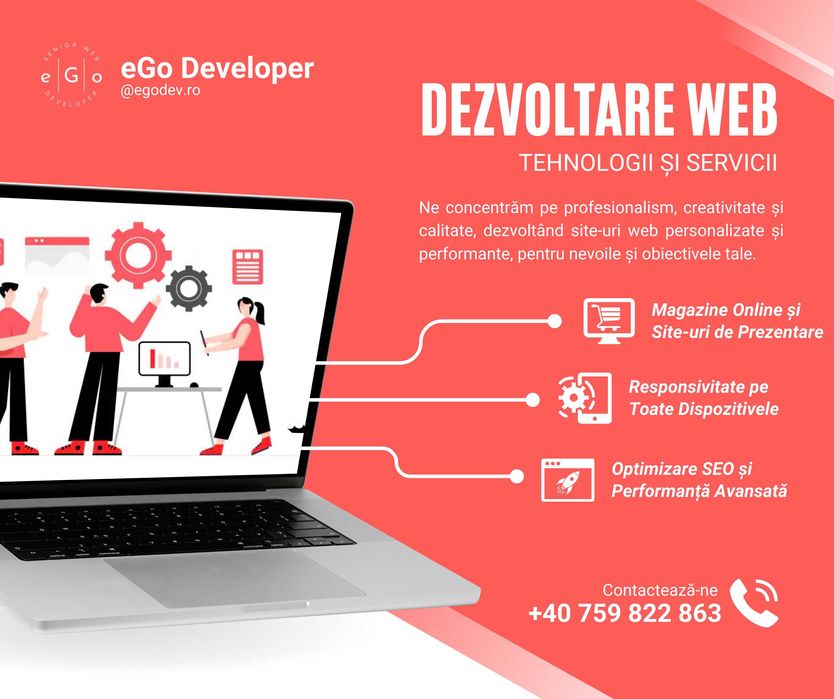 Creare Site Web | Design Grafic | Optimizare SEO - WordPress | Shopify