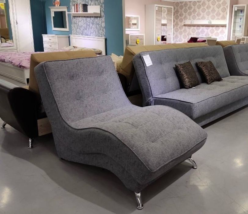 Диван серый угловой
