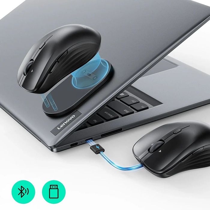 Безжична Мишка ESR MagMouse с Магнитна СтойкаI, USB-C Зареждане