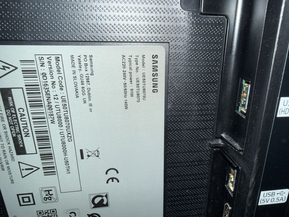 Samsung 50 инча 4K UHD Smart TV