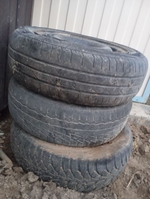 Резина с диском 3 штук есть