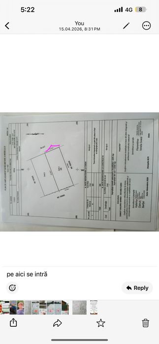 Teren intravilan 625 mp Ciofliceni – Snagov | Utilități | Stradă în asfaltare