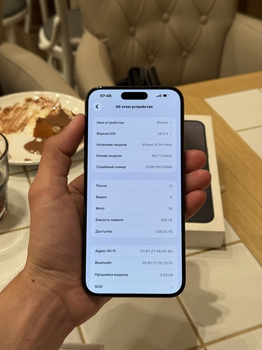 iPhone 15 Pro Max 256gb 87yomks ideal xolatda