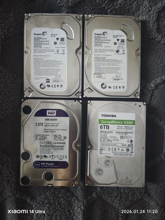 жёсткий диск 500гб 2 Тб 6тб