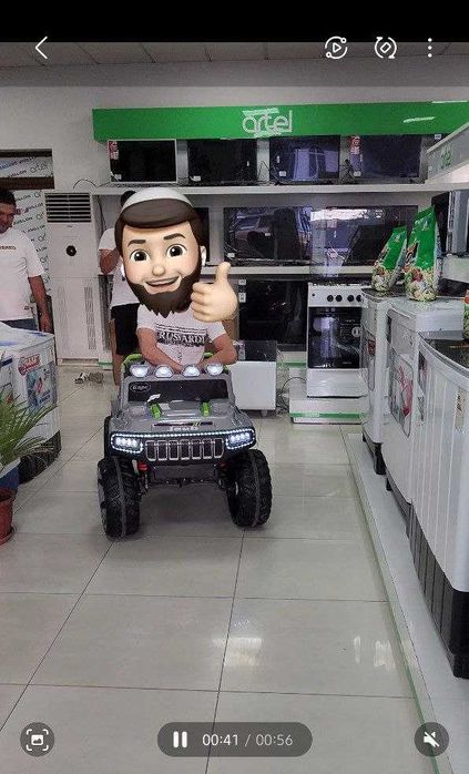 Двухместный детский электромобиль