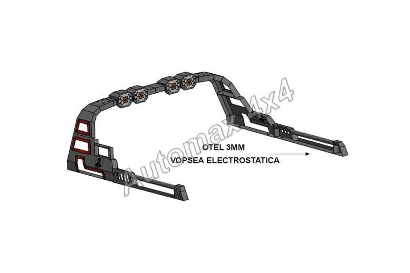 Rollbar otel Ranger, Navara, X-Class, Amarok, L200, D-max, Fullback