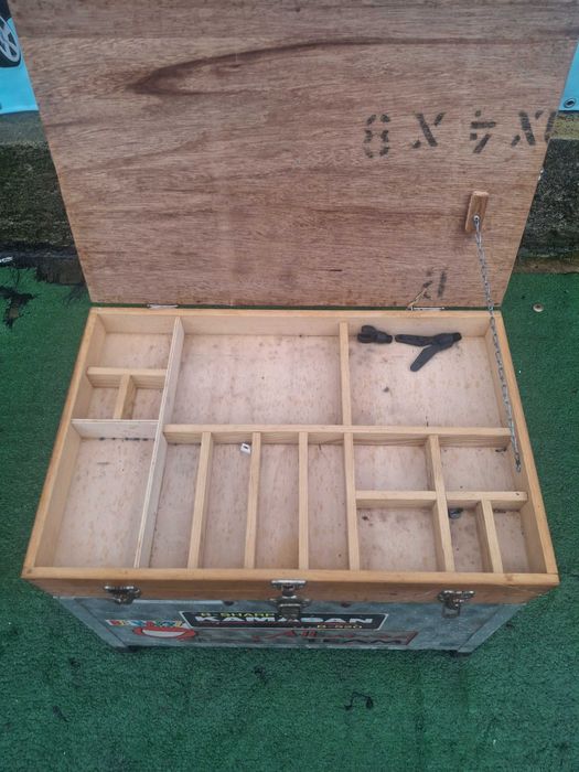 Рибарски стол алуминев и дърво