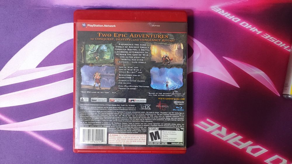 Диск - God of War Collection (Greatest Hits) – PS3